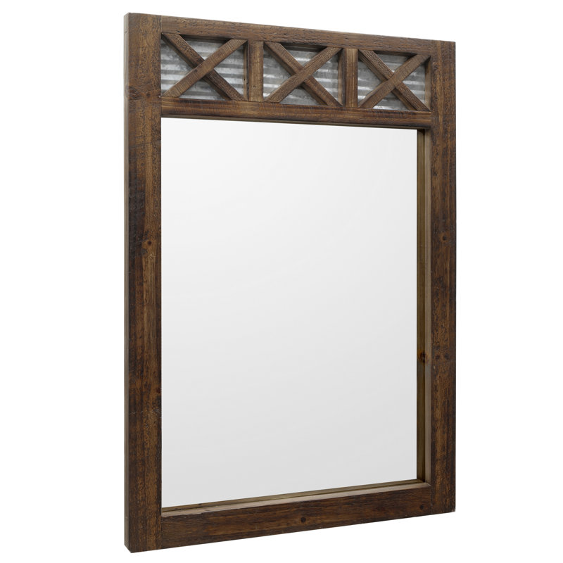 Miroir de salle de bain Frise Blerton, Brun
