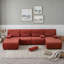 Corduroy U-Shaped Sectional Symmetrical-1990321609