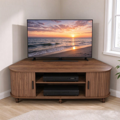 Meuble télé d'angle pour téléviseur de 55 po ou moins