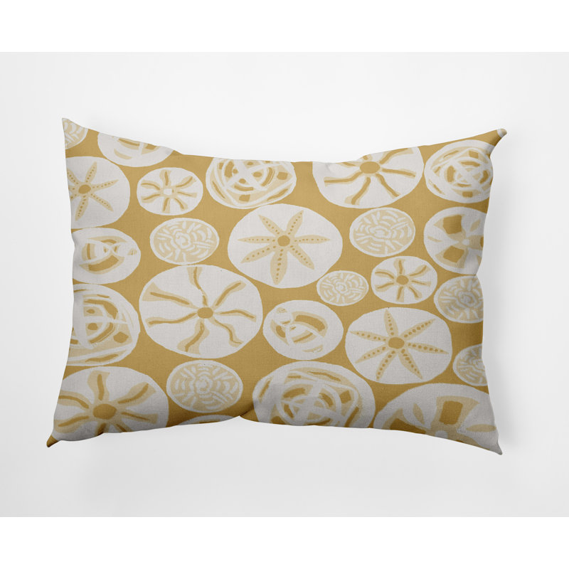 Housse de coussin carrée extérieure/insert, Moutarde