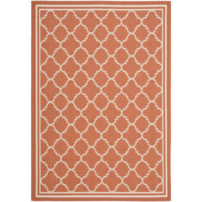 Tapis d'intérieur / extérieur à motif géométrique Herefordshire Performance