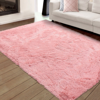 Shag Area Rugs Tie-Dyed Plush Fuzzy Rugs for Living Room, Ultra Soft Fluffy Furry Rugs for Bedroom, Indoor Carpet Nursery Rugs for Kids Room Home Decor