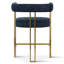 Tabouret de comptoir 25 po en chenille 25 po (ensemble de 2)-813395316