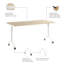 Table de formation modulaire Bush Business Furniture Synergy-119120727-119120729