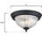 Abdurrauf Glass Flush Mount
