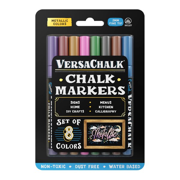  Loddie Doddie Liquid Chalk Markers - Pack of 4 Chalk Pens -  Perfect for Chalkboards, Blackboards, Windows, Glass, Bistro