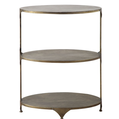 Kailey Iron Top End Table