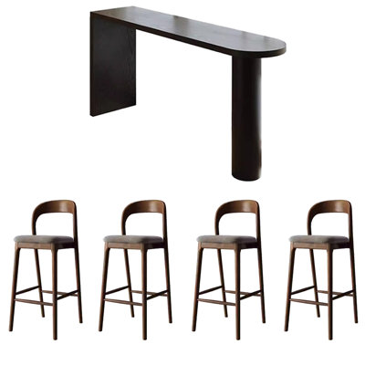 Small high bar table and chair