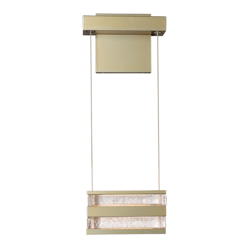 Stacks Aluminum LED Wall Sconce, Brass