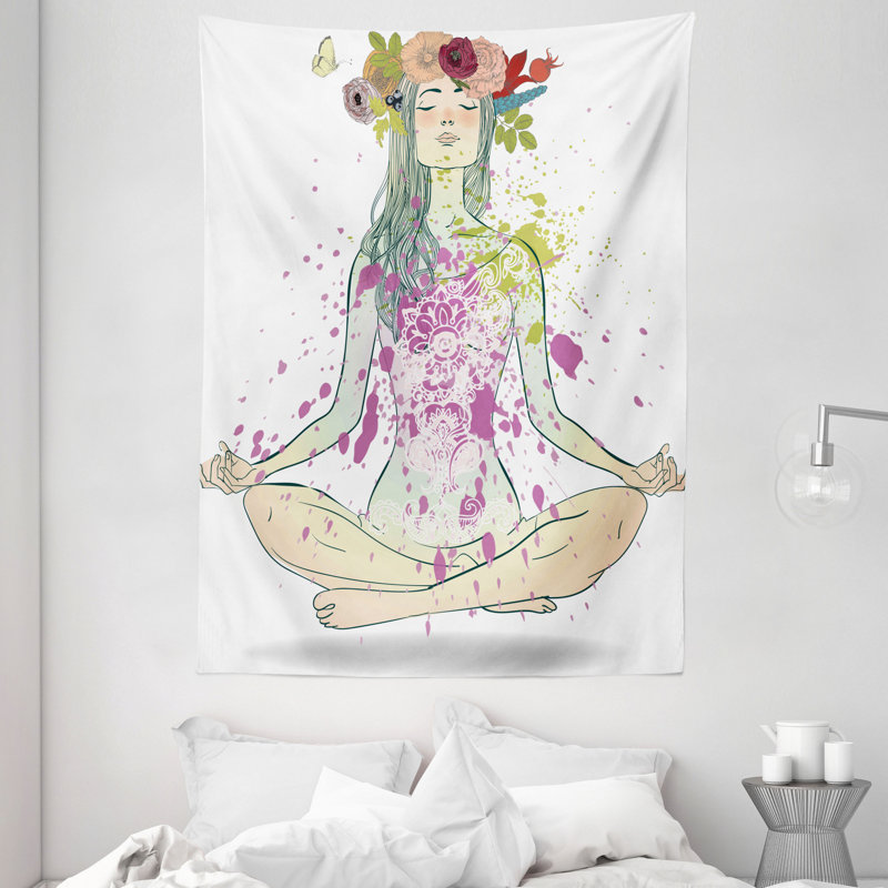 Tapisserie en polyester, H 80 po x l 60 po