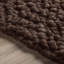 Tapis brun en laine crocheté à la main Amaty-1026074072