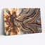Abstrait, texture de bois brûlé, tourbillons bruns et gris, art mural sur toile-1982345789