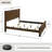 Wood Panel Bed, King