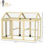 Grand poulailler en bois, pour 1 à 3 poulets, ferme extérieure, conception combinable, avec perchoirs et portes, peinture de revêtement