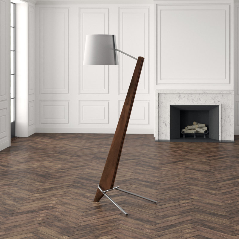 Silva Floor Lamp, Walnut