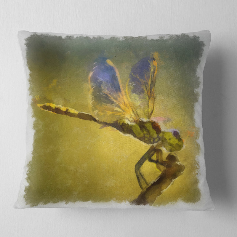 Coussin Dragon, 16 po x 16 po, Carré