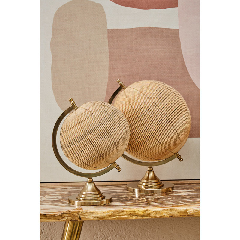 Tabletop Globe, 36cm H x 28cm W x 26cm D