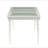 Maverick Platinum Finish Dining Table