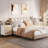 3-Drawer Modern Nightstands with Acrylic Legs-228932395-248728889