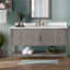 Bennet 60 Inch Bathroom Vanity - Freestanding Cabinet Without Sink - Large Wood Vanity with Soft-Close Shaker Doors (Grey)