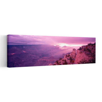 Rock Formations In A National Park, Yaki Point, Grand Canyon National Park, Arizona, Usa Dramatic Tranquil Abstract Landscape Nature Wall Art