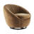 Upholstered Swivel Barrel Chair-1301299583
