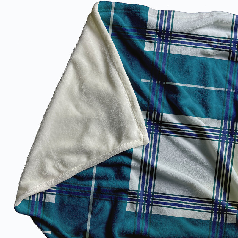 Sturm Plain Weave / Muslin Throw Blanket, Teal