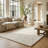 Rug Branch Eirene 8' x 11' (7'10" x 10'10") Beige/Grey Geometric Indoor Area Rug, Comtemporary, Medium Pile, Stain-Resistant Carpet - Living Room, Bedroom, Dining Room, and Kitchen-1686736349