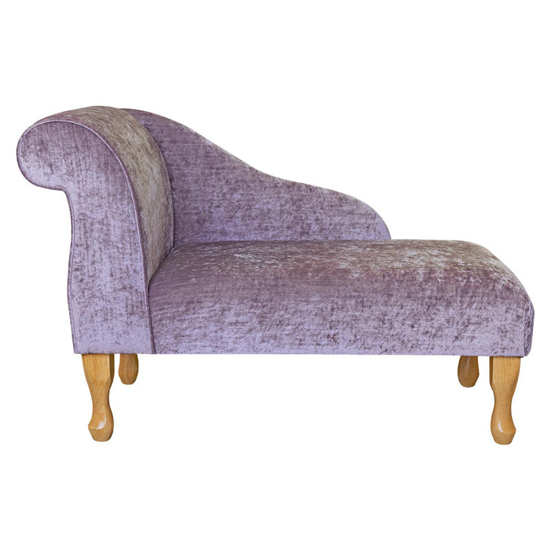 Upholstered Chaise Lounge, Natural