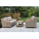 Carlton 78'' High-Density Polyethylene (HDPE) Wicker Outdoor Patio Sofa with Sunbrella® Cushions