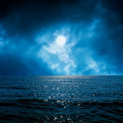 " Moon And Sea "
