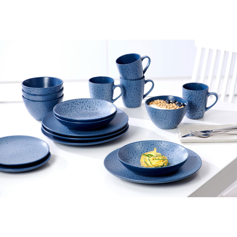 Stoneware Coffee Mug, Blue
