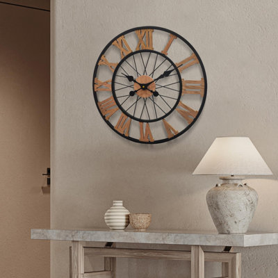 Lucene Metal Wall Clock