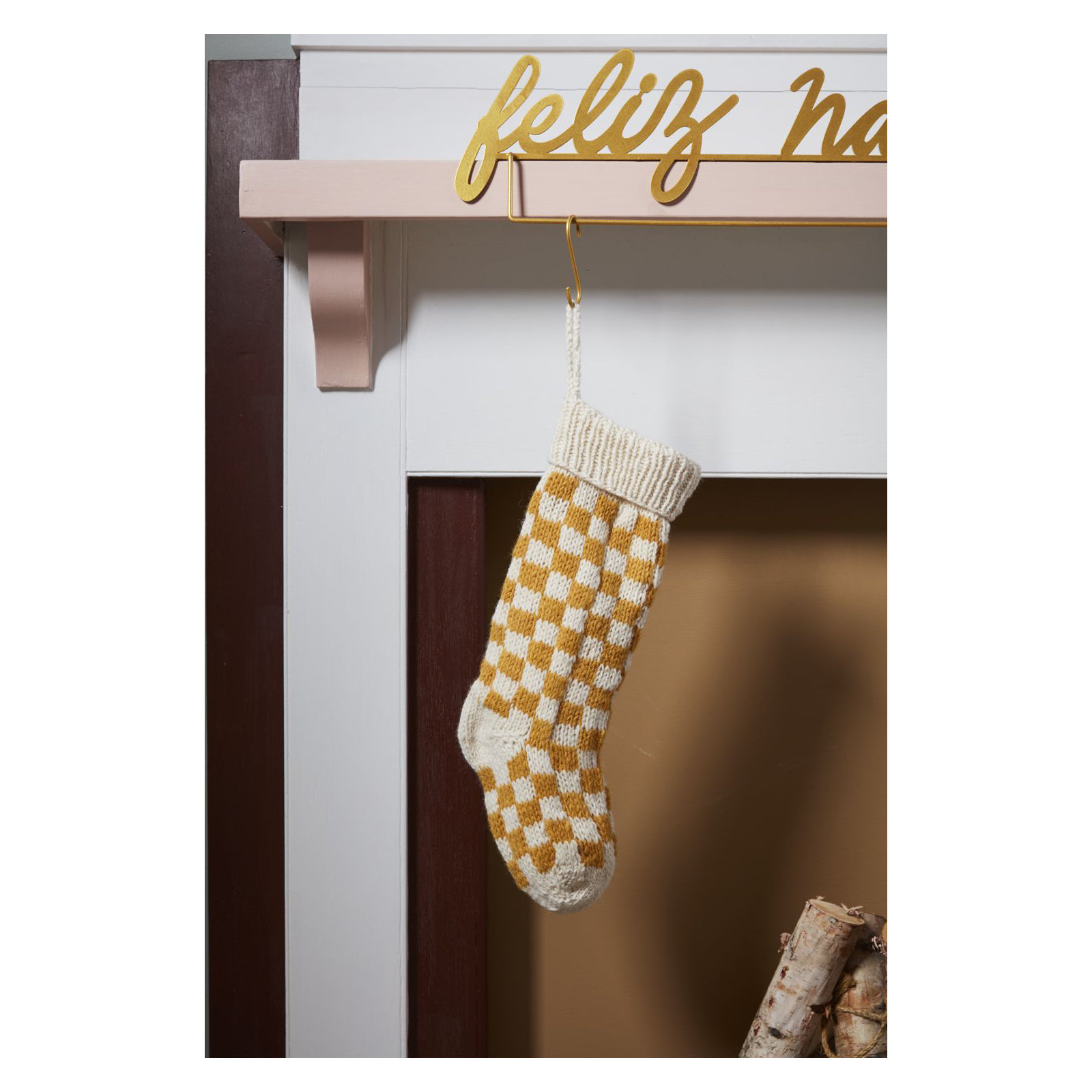 Damier Stocking, Gold