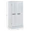 Armoire de cuisine, armoire autoportante avec portes et tablettes réglables, petite armoire de cuisine