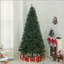 Arbre de Noël artificiel 9 pi, arbre de Noël avec 2132 branches, ouverture automatique, décoration des Fêtes avec base en acier pour bureau à domicile, vert-448690397