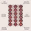 Tapis rouge / ivoire Zed Modern Trellis Kilim-1420613519