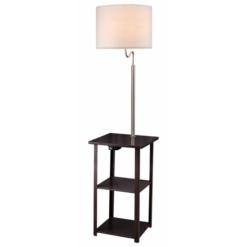 Lampe sur pied en métal Dacotah