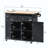 Kitchen Island With Power Outlet,Kitchen Storage Island With Drop Leaf And Rubber Wood,Open Storage And Wine Rack,5 Wheels,With Adjustable Storage For Home, Kitchen, And Dining Room