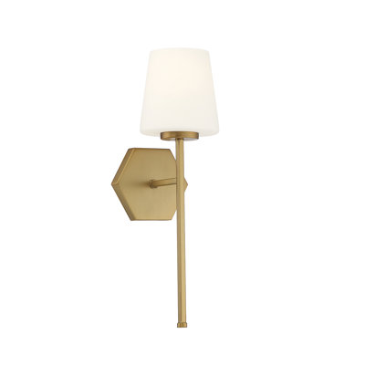Conover 1-Light Wall Sconce in Warm Brass
