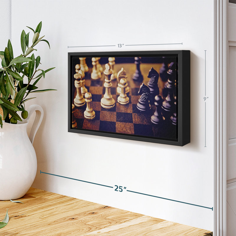 «Classic Chess Wall Art», H 9 po x l 13 po