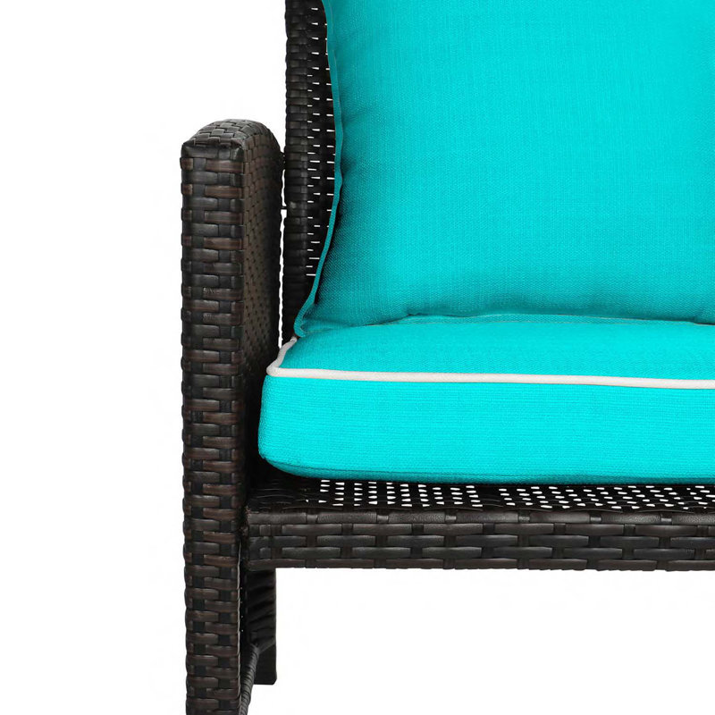 Coussin de siège d'extérieur / d'intérieur Wendin, Turquoise