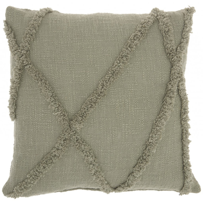 Schoonover Boho Chic Textured Lines Throw Pillow, Blush, 18" x 18"