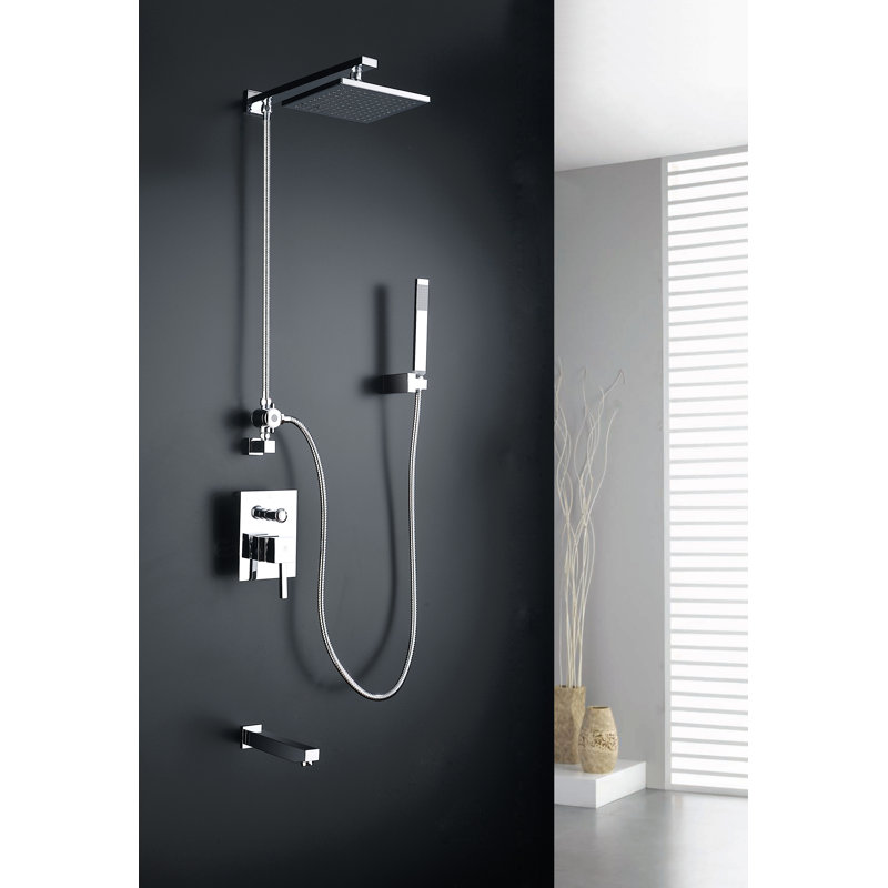 Tub & Shower Faucet, Lustrous Polished Chrome