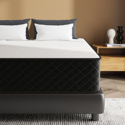 Matelas en mousse à mémoire de forme ferme Alwyn Home Matelas hybride Stijn