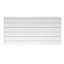 4 ft. H x 8 ft. W PVC SlatWall Panel Kit in White (7-Pack)-137030205