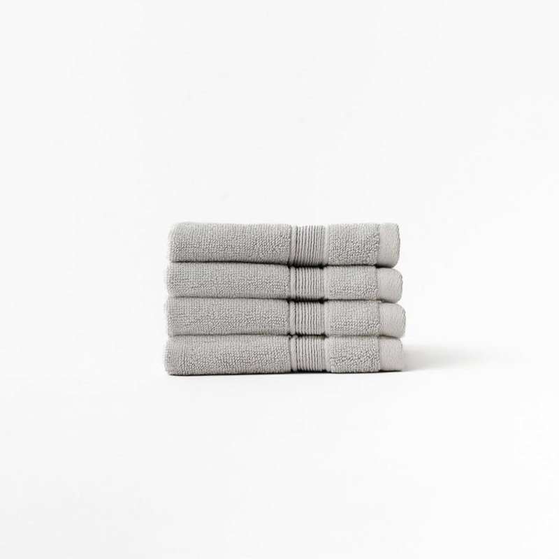 Luxe Washcloths, Gray