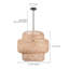 Alennah Dome Pendant Light, 1 Light