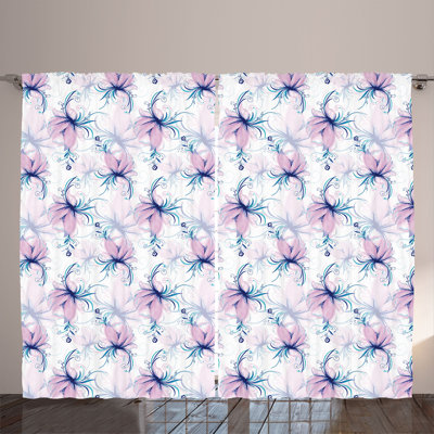 Semi Sheer Curtain Pair