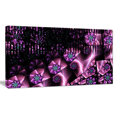 « purple radiance of starry sky », impression sur toile tendue